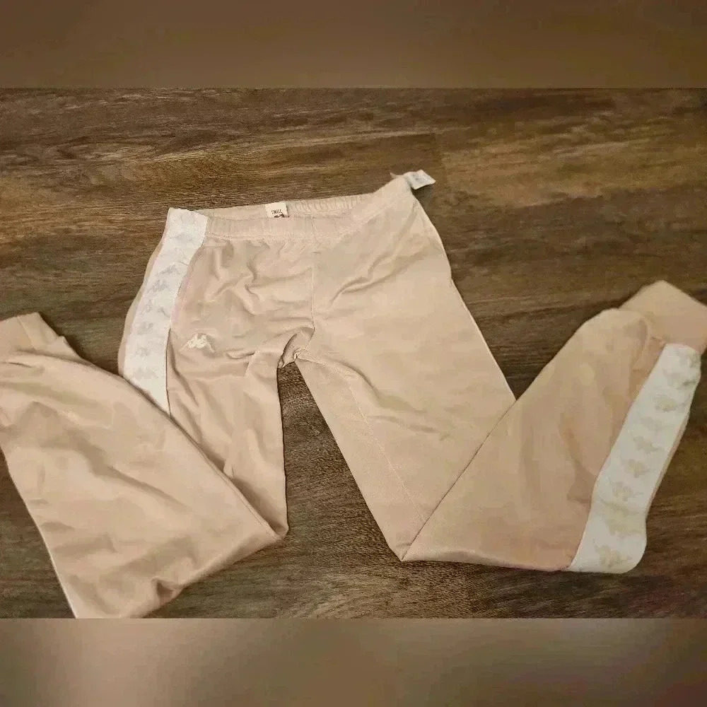 KAPPA track suit pants New with Tags Pink / white 222 Branda Wrastoria Slim